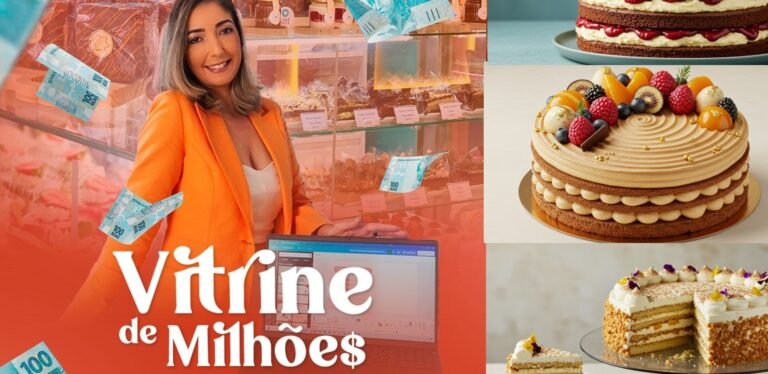 Vitrine de Milhões: Transforme sua Confeitaria com o Método CakePote